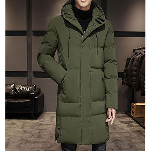 Parka longue matelassée réversible et résistante à l'eau pour homme Solid International, 70 % écologique, coutures de qualité supérieure - Product Image 2