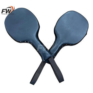 Almohadillas de entrenamiento de cuero al por mayor de fábrica, diseña tus propias almohadillas de cuero con logotipo OEM para boxeo - Product Image 2