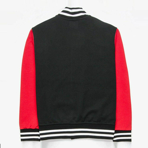 Wholesale Custom Logo High Quality Blank Letterman <b>Jacket</b> PU Leather Sleeve Spandex Varsity <b>Jacket</b> Blank Varsity <b>Jacket</b> Men - Product Image 2