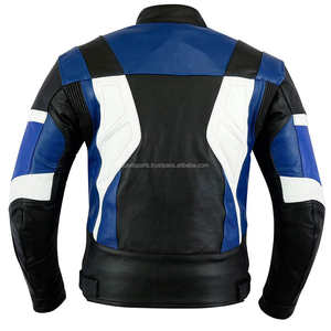 Veste de moto pour homme en cuir respirant à séchage rapide, sur mesure, de haute qualité, vente en gros pour l'hiver - Product Image 2