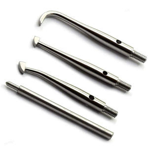 Instrumentos Dentales de Ortodoncia Manuales, Removedor de Coronas Automático con 4 Accesorios, Pistola de Eliminación de Coronas de Acero Inoxidable - Product Image 5