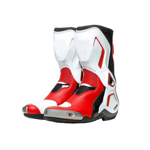 Nuevas Botas de Motociclismo para Hombre, Transpirables, de Cuero, Impermeables, de Secado Rápido y Cómodas, con Jersey de Carreras - Product Image 1