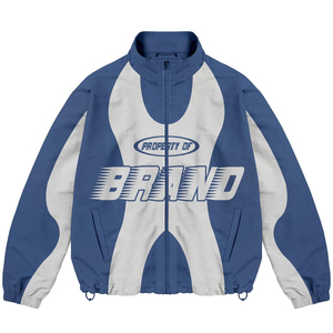 BRAND Tracksuit Set Color Blocking Full Zipper Sporty <b>Jogger</b> Suit Unisex Adult Spring Breathable <b>Polyester</b> 320gsm - Product Image 6