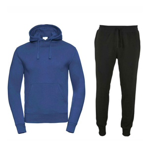 Ensembles de survêtements d'hiver imprimés pour hommes, coupe ajustée, pantalon de jogging en polaire à capuche, design personnalisable, style sportif en polyester/coton - Product Image 6