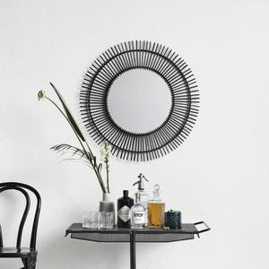 Espejo Redondo de Pared de Ratán, Decoración Colgante de Pared Barata al por Mayor, Productos Artesanales para Decoración del Hogar, Sala de Estar, Dormitorio, Hotel - Product Image 5