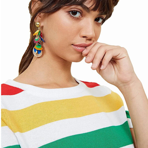 Camisetas y Tops Cortos de Verano para Mujer, Diseño Moderno, Corte Ajustado, Transpirables, de Algodón/Poliéster, Personalizables en Todos los Colores y Tallas - Product Image 5