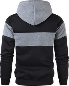 Nueva Llegada, Sudadera con Capucha 100% Algodón, Sólida, Invernal, Ecológica, Transpirable, al por Mayor, con Cordón Ajustable y Logotipo Frontal Bordado - Product Image 3