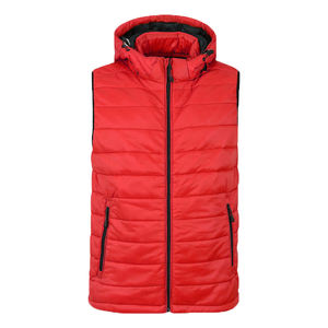 Gilet matelassé chaud pour hommes et femmes avec capuche amovible et options personnalisées, prix de gros - Product Image 5