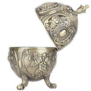 Brûleur d'encens en laiton fait main avec motif en treillis, utilisation aromatique, pièce décorative toute saison - Product Image 5