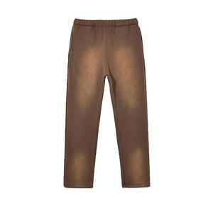 Online Wholesale 2026 Men Latest Hot Design Puff Printing <b>Stacked</b> Sweatpants With Fashionable Side Stripes <b>Jogger</b> Men Pant - Product Image 6