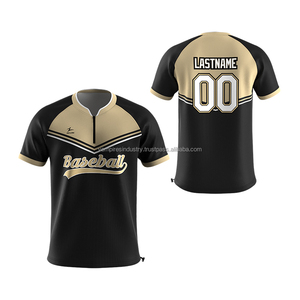 Conjunto de Uniforme de Béisbol Personalizable 2025, Transpirable, de Malla, con Patrón Sólido, Material de Poliéster/Algodón, de Secado Rápido - Product Image 2
