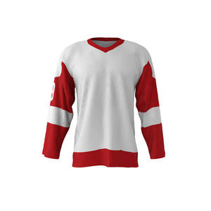 Ensemble d'uniformes de hockey sur glace unisexe de haute qualité personnalisables avec logo personnalisé, étiquettes, impression par sublimation, broderie - Product Image 1
