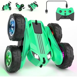 Auto RC Ricaricabile con Rotazione a 360 Gradi, Velocità 20km/h, Doppio Controllo Remoto, per Acrobazie e Fuoristrada - Product Image 3