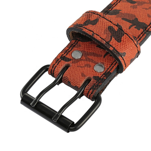 Custom Logo Leather Weightlifting <b>Belt</b> Heavy Duty Lever Squat and Powerlifting Back Support Gym <b>Belt</b> for Men OEM/ODM Factory - Product Image 3