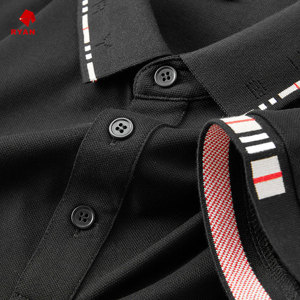 เสื้อโปโลดีไซน์พิเศษสำหรับผู้ชาย ยี่ห้อ Ryan Pro Gear แบบสวมหัว พร้อมโลโก้สั่งทำได้ สวมใส่สบายๆ - Product Image 4