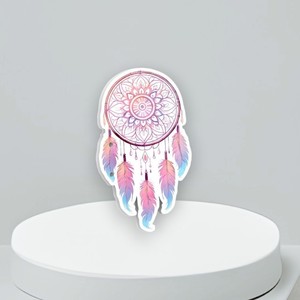 Plaques à cils personnalisées professionnelles avec logo attrape-rêves, étiquette privée, pour extensions de cils, en acrylique écologique, cercle diamant - Product Image 3