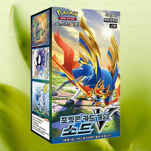 Boîte de boosters de cartes à collectionner Pokémon Sword v Anime, version coréenne, cartes de personnages à collectionner, collection populaire de cartes Pokémon - Product Image 1