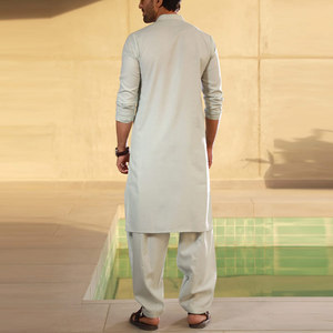 Shalwar Kameez pour hommes très vendus, confortables, pakistanais, séchage rapide, évacuation de l'humidité, toutes saisons, service OEM disponible, Bandhgala - Product Image 2
