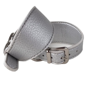 ที่มีคุณภาพสูงหนังมังสวิรัติการออกแบบที่เรียบง่ายปลอกคอสุนัขขายส่งผู้ผลิตทุกขนาดและสีที่มีอยู่ในราคาที่เหมาะสม - Product Image 1