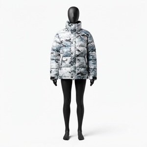 Vestes matelassées en tissu léger avec fermeture éclair, vêtements d'hiver très demandés pour adultes et garçons, manteaux matelassés - Product Image 1