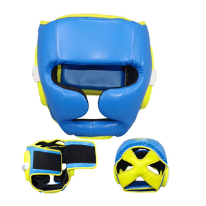 Protection de tête pour entraînement MMA à prix de gros avec protection intégrale du visage en cuir de vachette de qualité supérieure - Product Image 2