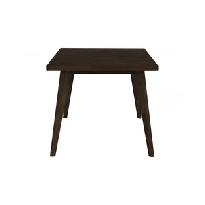 Mid Century Modern Dark <b>Walnut</b> Solid Wood Dining <b>Table</b> 6 Seater Kitchen <b>Table</b> with Tapered Legs for Home Dining Room - Product Image 2