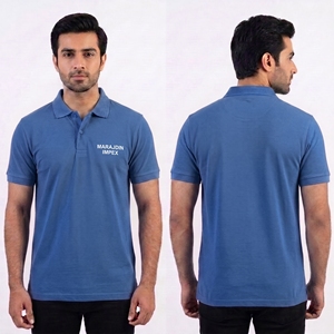 Polo brodé personnalisé avec logo, noir, pour homme, 100% coton piqué, uniforme de travail, fabricant en gros en Australie - Product Image 4
