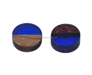 Botón de madera de camisa de 4 agujeros para ropa Color natural Moda ecológica redonda - Product Image 2