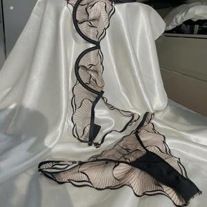 Conjunto de lencería transparente con encaje, lencería sexy para mujer - Product Image 4