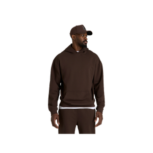Sudadera con Capucha para Hombre, Color Marrón, de Algodón y Felpa, Estilo Casual, con Bolsillos, Corte Regular, Estilo Otoñal - Product Image 1
