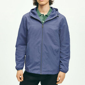 Men's Waterproof Lightweight Hooded Windbreaker <b>Jacket</b> Breathable Quick Dry <b>Zip</b> <b>Up</b> Outerwear for Outdoor Wear - Product Image 1