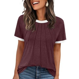 2025 2025, blusas elegantes a la moda para mujer, trajes informales de negocios, blusas de manga corta y vestidos informales de primavera y verano - Product Image 3