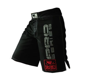 Shorts MMA légers noirs, séchage rapide, extensibles, impression par sublimation, vêtements de sport personnalisés - Product Image 1