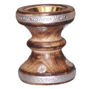 Quemador de resina de incienso de madera y quemador de carbón, soporte decorativo para aromaterapia, soporte para incienso en el hogar, difusor de aromaterapia - Product Image 1