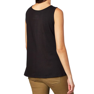 Débardeur sans manches pour femme, coupe ample, léger, respirant, décontracté, chemise basique d'été pour usage quotidien, fournisseur en gros OEM - Product Image 4