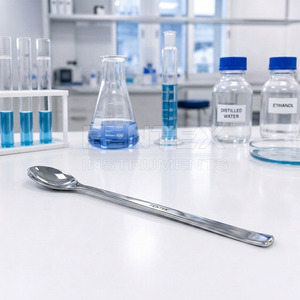 Cuchara Química de Acero Inoxidable 18/8 con Acabado Espejo Pulido para Transferencia de Reactivos de Laboratorio - Product Image 2