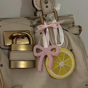 New Arrival <b>Custom</b> Alloy Beaded Embroidery Light <b>Keychain</b> and Seed Beads Bag Accessories Handmade Durable - Product Image 6