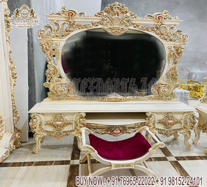 Acheter Royal sculpté à la main Maharaja chambre commode thème européen sculpté à la main chambre vanité acheter Royal sculpté à la main chambre commode - Product Image 4