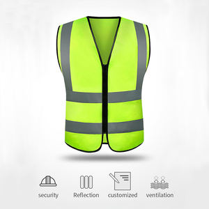 Chaleco de Seguridad de Malla de Poliéster con Logotipo Personalizado, LED Reflectante Intermitente, Alta Visibilidad, Impermeable, para Hombres, Mujeres y Niños, Clase 2 - Product Image 2