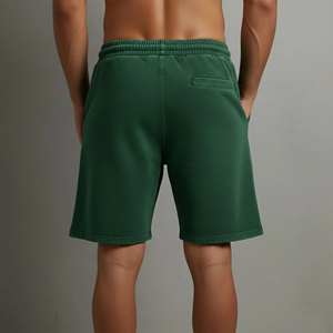 Shorts pour hommes 2026 en coton 100% couleur unie, écologiques, confortables et tendance avec poches latérales – Nouvelle collection - Product Image 6