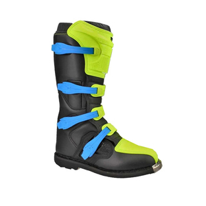 Chaussures de motocross imperméables, respirantes et à séchage rapide, confortables, avec doublure en cuir véritable et semelle intérieure en caoutchouc, plates, pour la conduite hivernale - Product Image 4