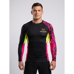 Custom <b>Long</b> <b>Sleeve</b> MMA BJJ Training Rash Guard Compression Polyester Spandex <b>Undershirt</b> OEM ODM for Men - Product Image 1