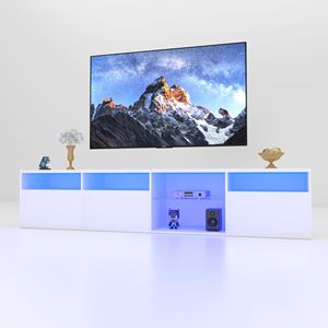 ตู้เก็บของคอนโซลทีวี82.6นิ้วแผงวงจรบันเทิงทันสมัย RGB แบบเต็มจอทีวี LED 31โหมดเปลี่ยนไฟสายไฟทีวี) - Product Image 1