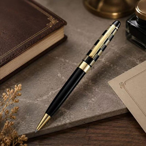NM-437B Luxury Business Logo Pen Advertising Promotional Blue Black Ink Heavy <b>Metal</b> <b>Grid</b> Pen With Custom logo Print - Product Image 3