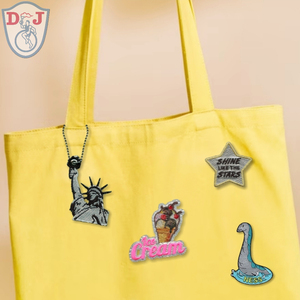 Parche de Tela Brillante con Bordado por Sublimación Personalizado Premium, Arte de la Cultura Americana Retro - Product Image 5