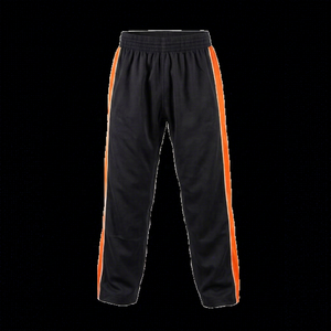 Men's Black Neoprene Breathable Lightweight Sweatpants with Geometric Print Elastic Waist Casual Summer Wear - Product Image 1