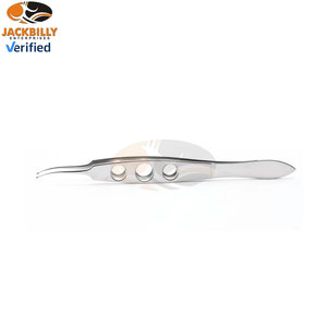 Pinzas manuales de acero inoxidable Buratto Premium para LASIK, manipulación de la flap y la córnea, instrumentos oftálmicos para cirugía refractiva ocular - Product Image 2