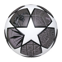 Ballon de football personnalisé avec logo, écologique, taille adulte, couleur unie, design durable, chambre à air en butyl, poids 420g, haute performance intérieur/extérieur, édition limitée