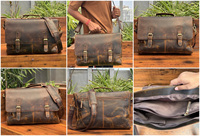 Fabricant de sacs latéraux à bandoulière en cuir véritable pleine fleur durable sacs à bandoulière sacs de messager de luxe pour hommes vente en gros sur mesure