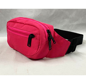 Custom Logo Pink Waist <b>Bag</b> Unisex Zipper Closure Convenient Daily Use Fashion Style - Product Image 2